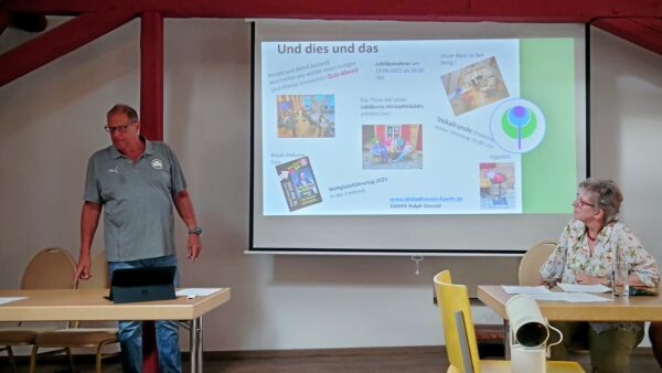 Bericht der Vorstands bei der Jahreshauptversammlung 2025 (Foto: Rainer  Herrmann)