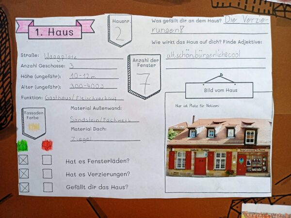 Ergebnispräsentation beim Schulfest: Die Freibank aus Sicht der Schüler und Schülerinnen (Foto: Ralph Stenzel)