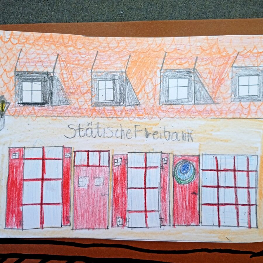 Ergebnispräsentation beim Schulfest: Die Freibank aus Sicht der Schüler und Schülerinnen (Foto: Ralph Stenzel)