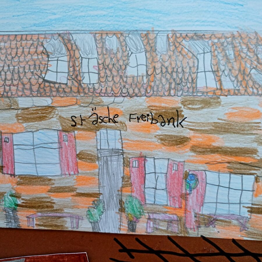 Ergebnispräsentation beim Schulfest: Die Freibank aus Sicht der Schüler und Schülerinnen (Foto: Ralph Stenzel)